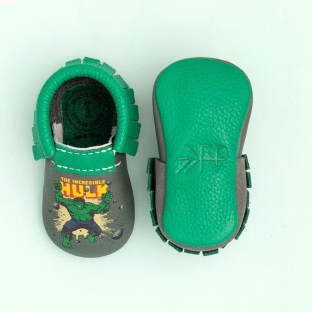 💚 Hulk Marvel Freshly Picked Moccasins 💚